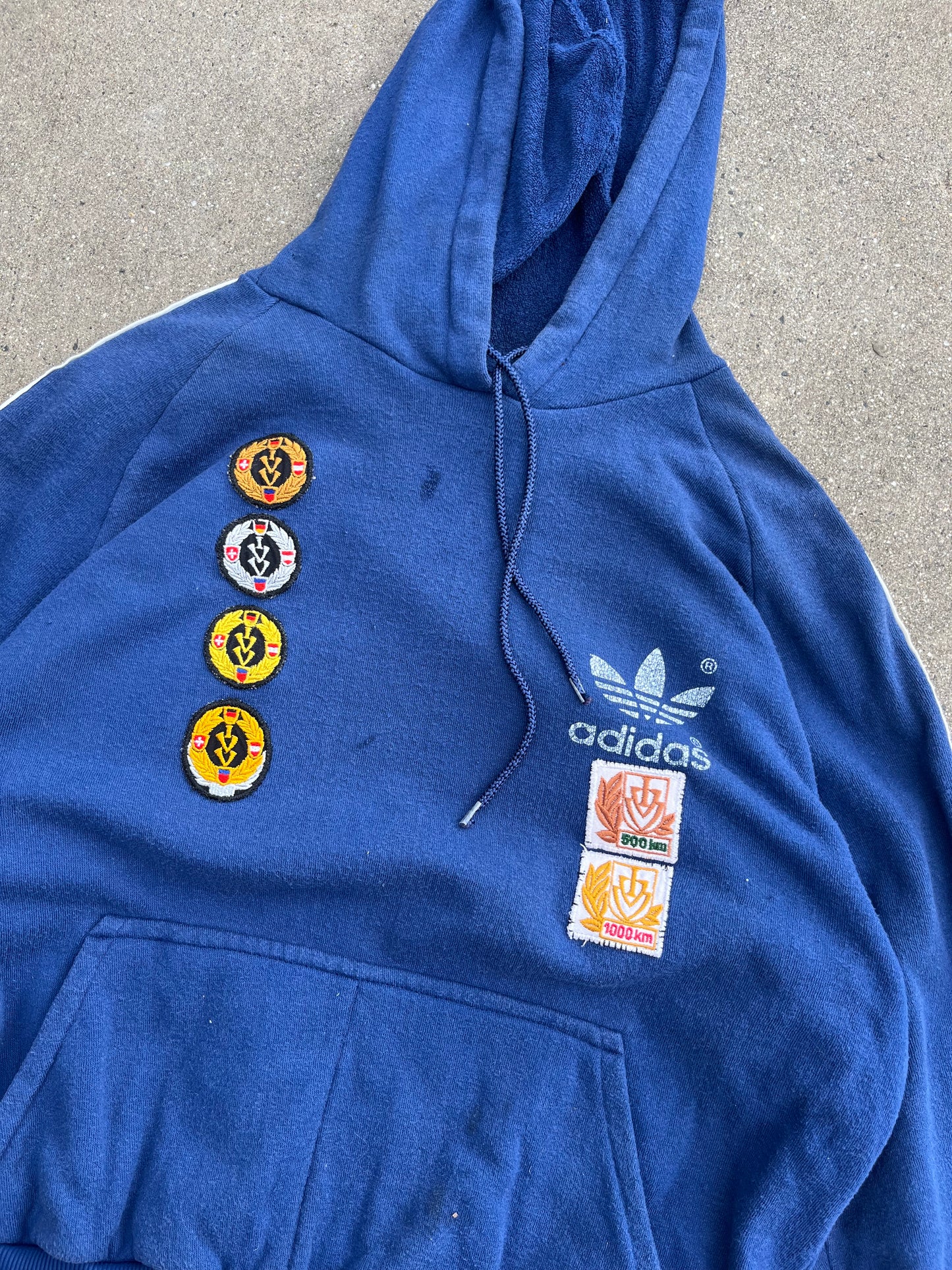 ADIDAS 70´s Hoodie with patches