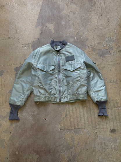 vtg us army cropped rare bomber jacket