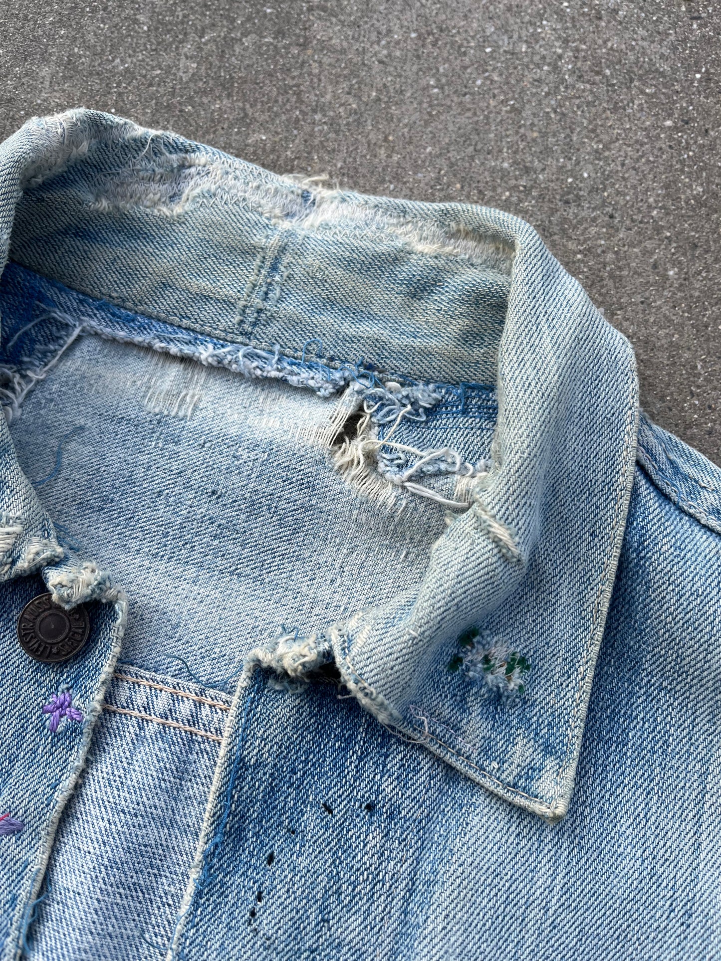 Levi´s vintage 1970´s unique denim jacket