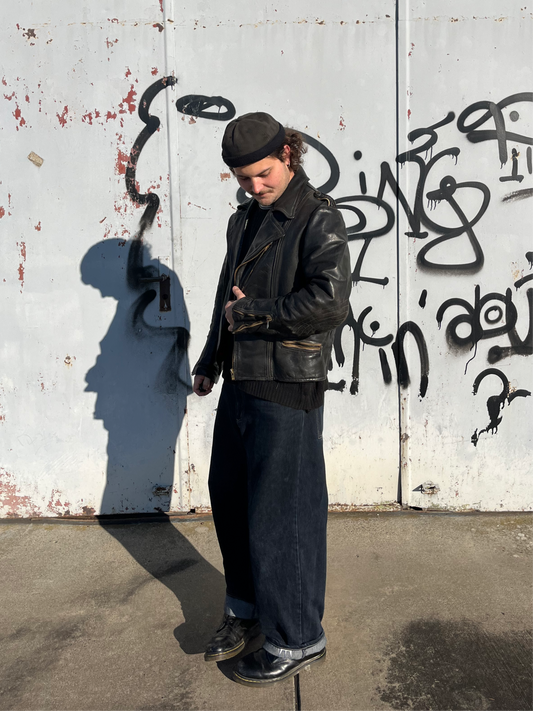 Haelson Vintage leather jacket 40s - 50s