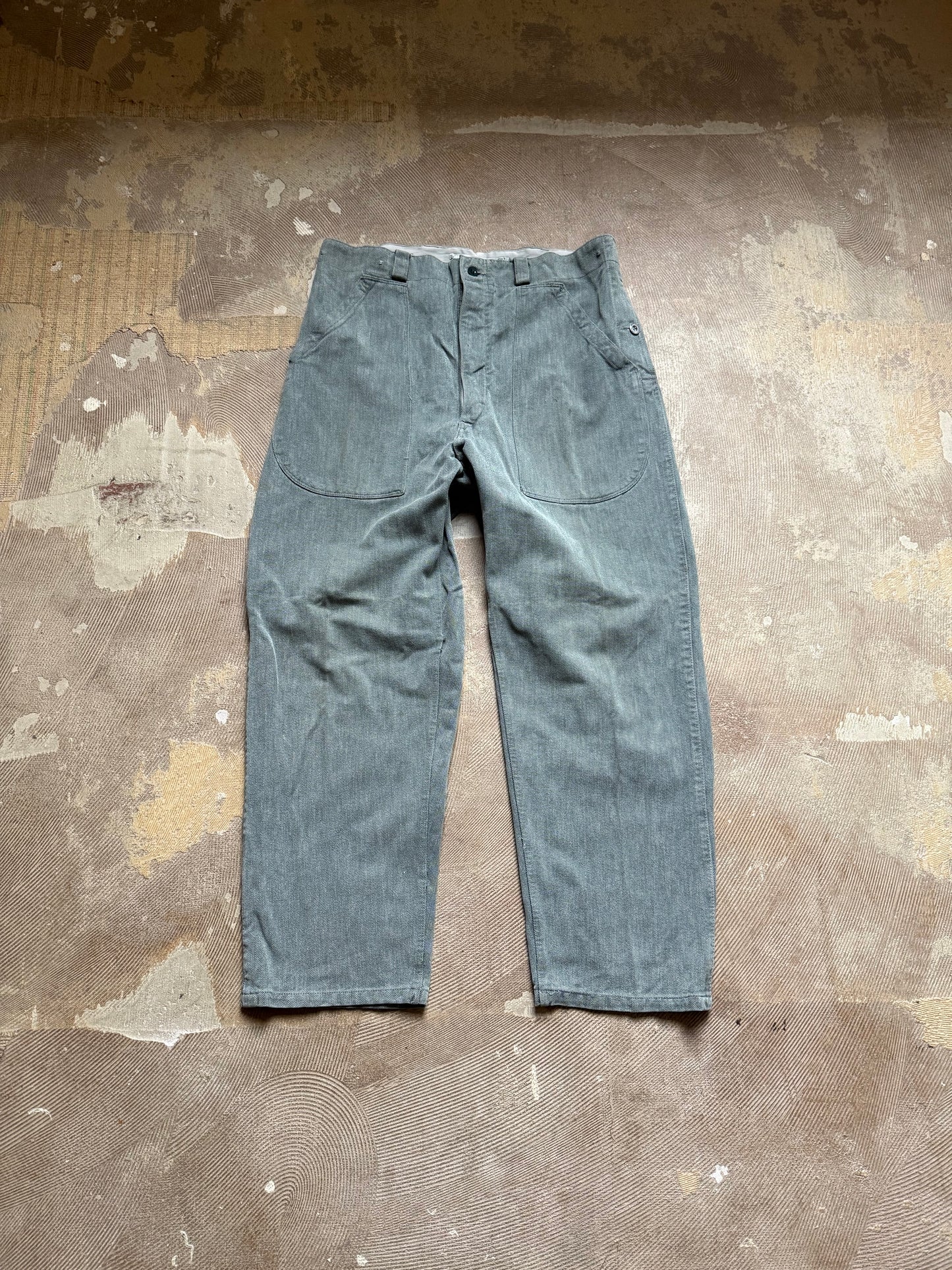 Vtg Swiss Army 50s-70s denim workwear pants