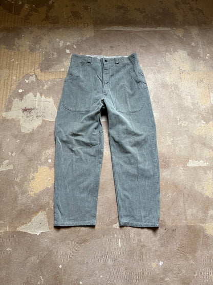 Vtg Swiss Army 50s-70s denim workwear pants