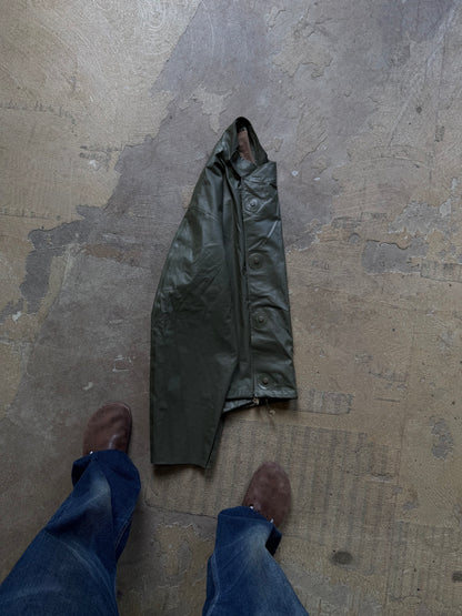 1960s Swedish Military Rain jacket (cropped boxy fit)