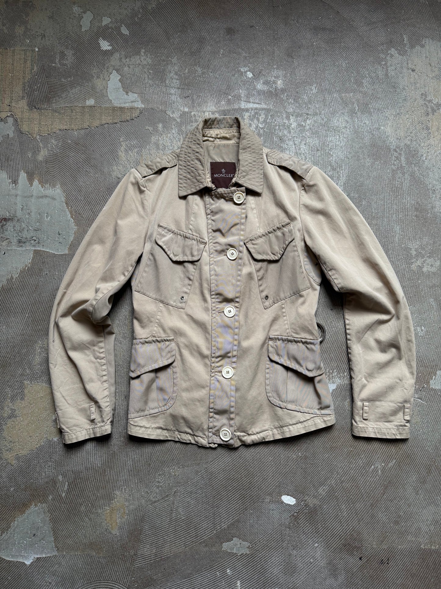 Moncler M-65 Multi-Pocket two tone jacket