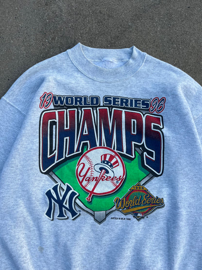 VINTAGE New York Yankees 1996 World Series Champions Sweatshirt