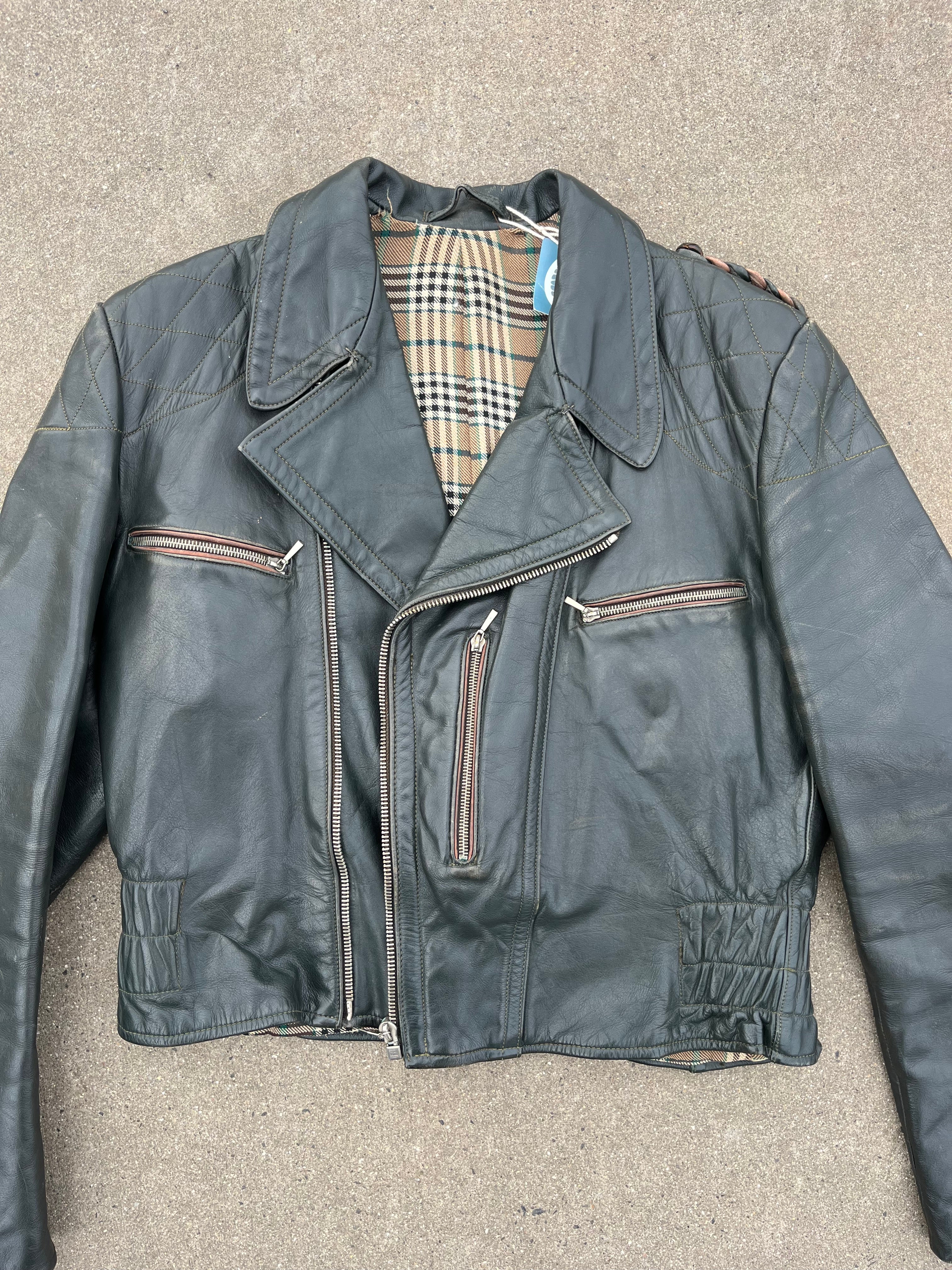 French1940's~1950's leather ridersjacket