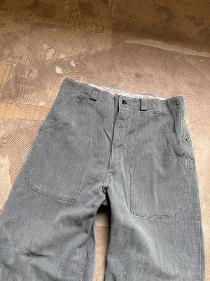 Vtg Swiss Army 50s-70s denim workwear pants
