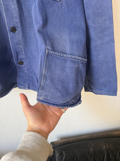 vtg european / german workwear jacket *bleu de travail*