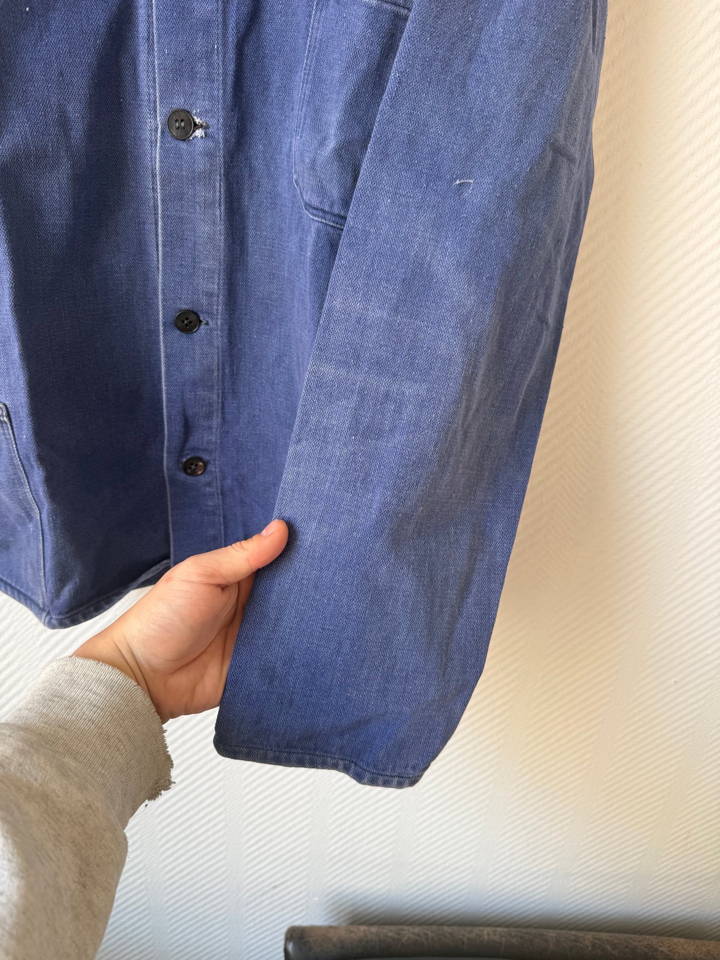 vtg european / german workwear jacket *bleu de travail*