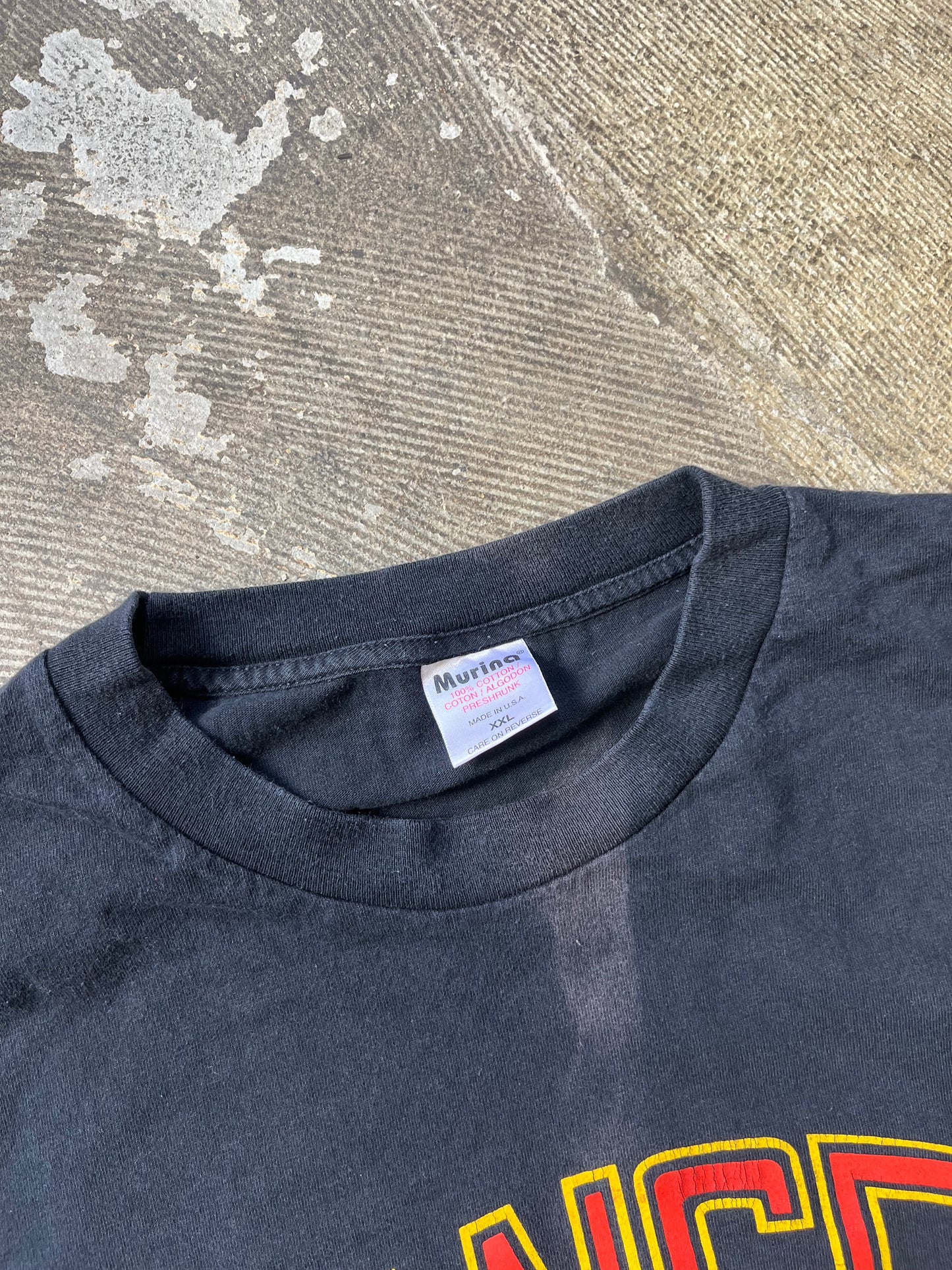 Army Ranger Vintage black faded t-shirt