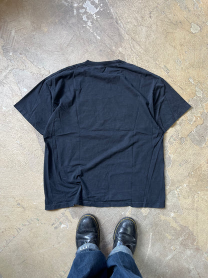 Army Ranger Vintage black faded t-shirt