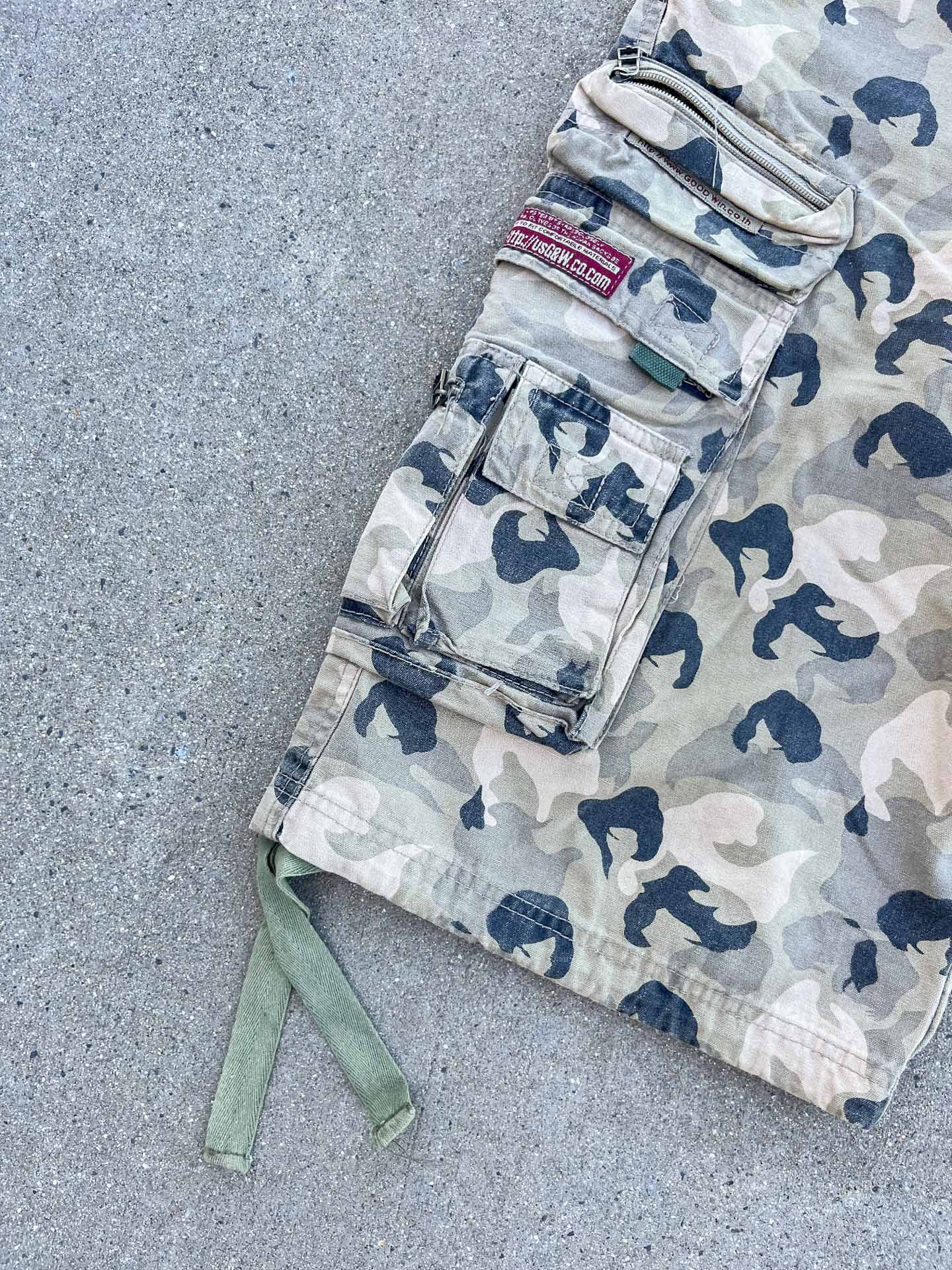 Vintage Camouflage Shorts