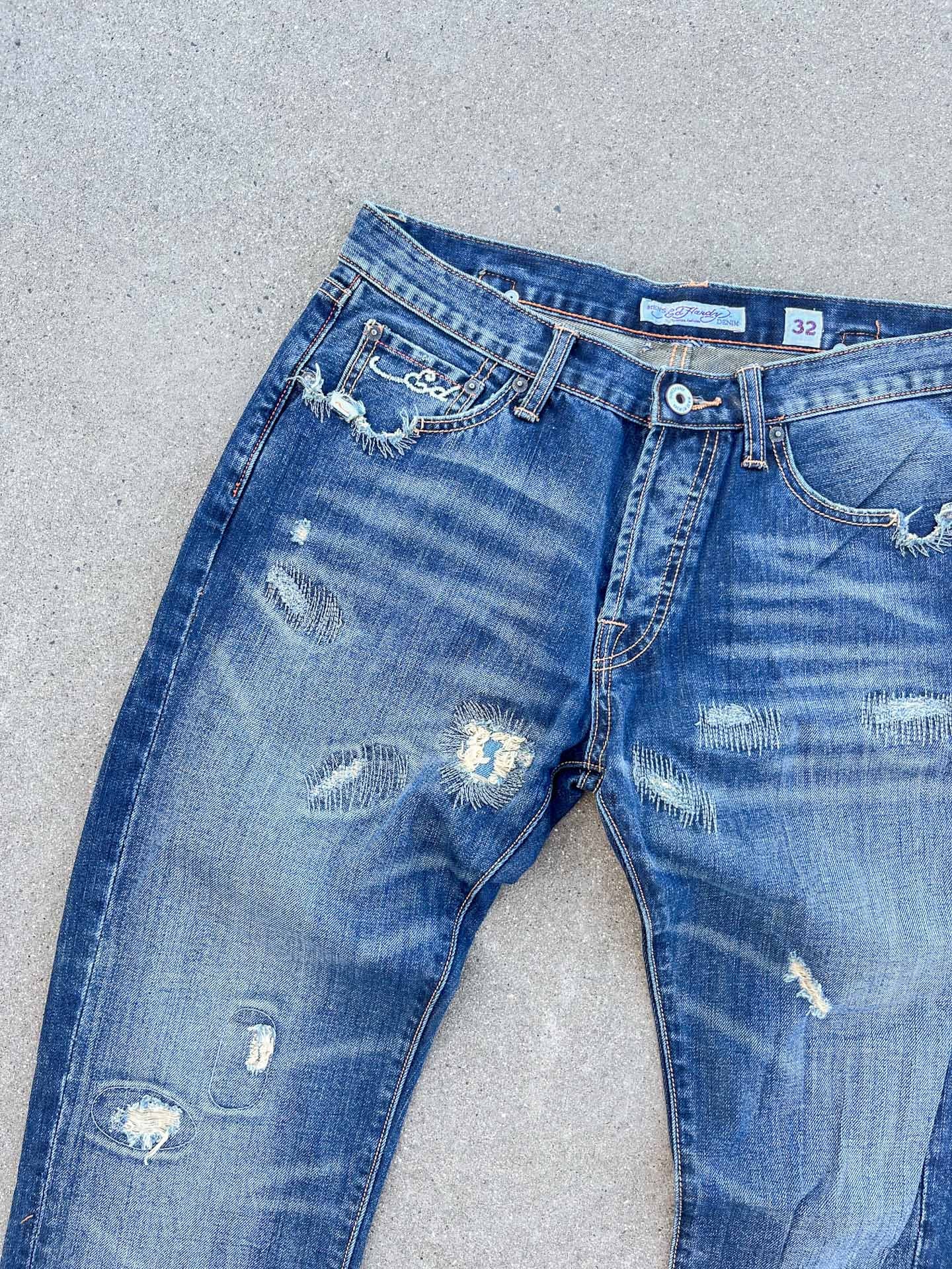 Ed Hardy denim jeans
