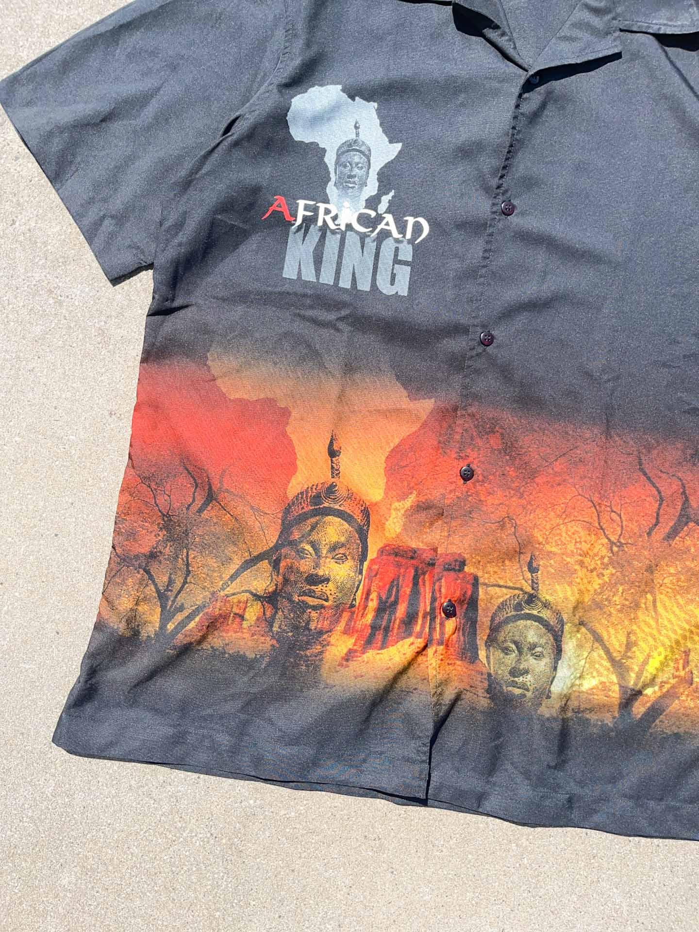 African King printed - secondvintage