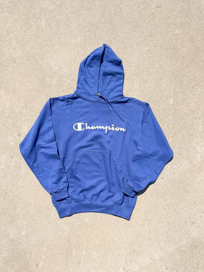 Champion embroidered Hoodie - secondvintage