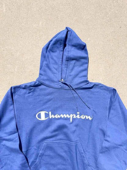 Champion embroidered Hoodie - secondvintage