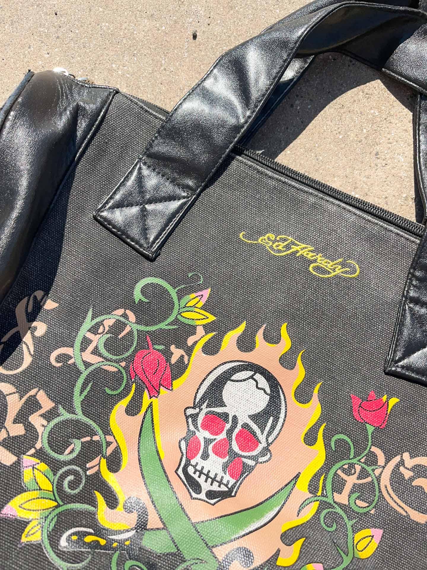 Crazy printed Bag - secondvintage