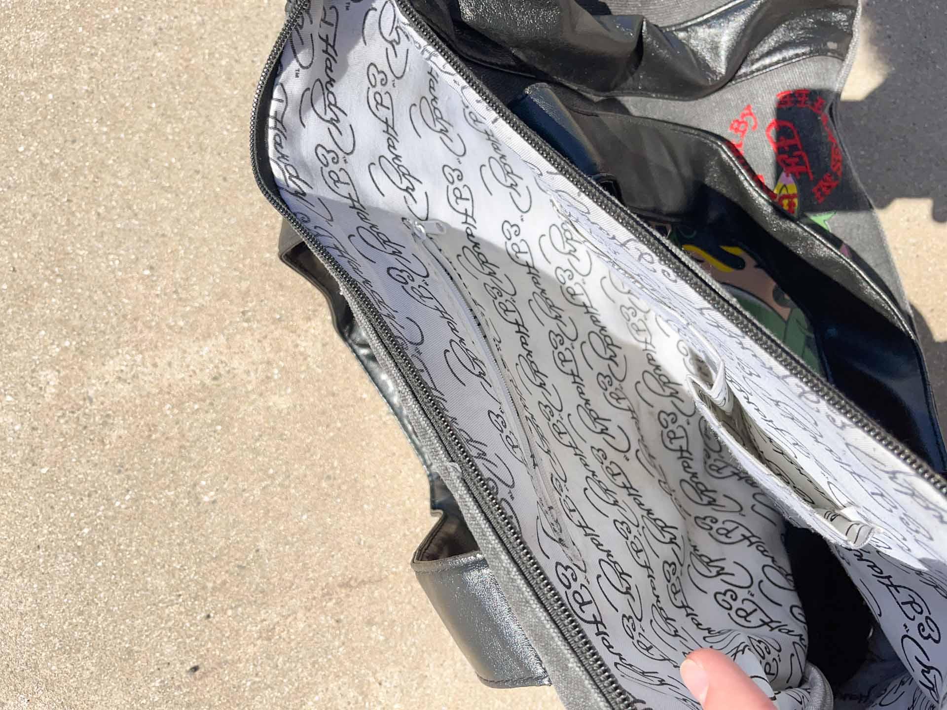 Crazy printed Bag - secondvintage