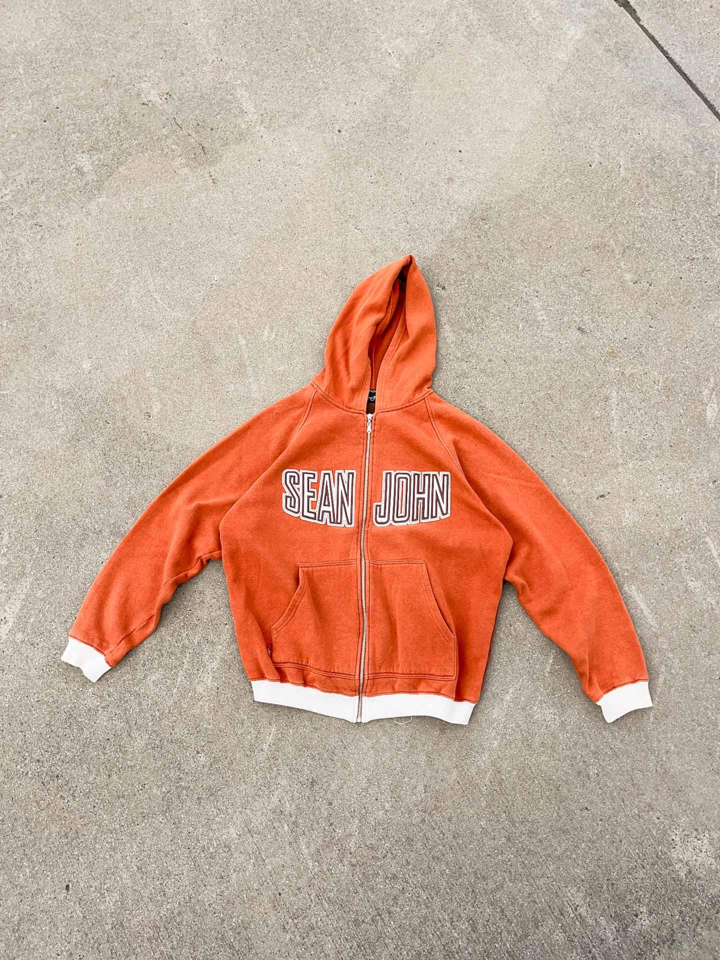 Sean John zip up hoodie oversize - secondvintage