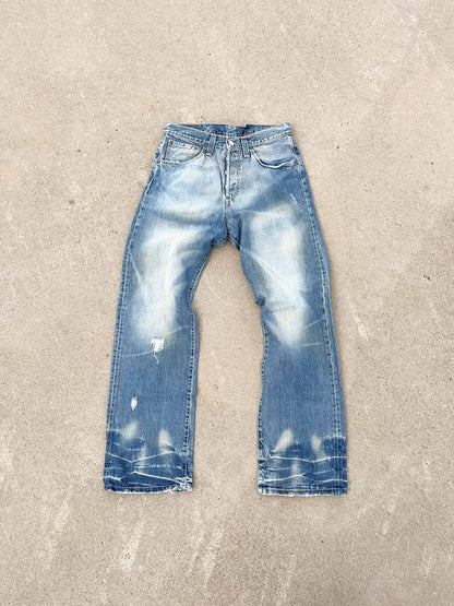 Crazy faded buckleback Levi’s Denim - secondvintage