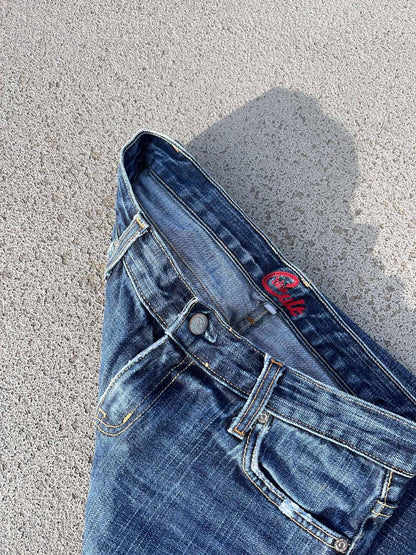 blue cult denim jeans Y2K / flare - secondvintage
