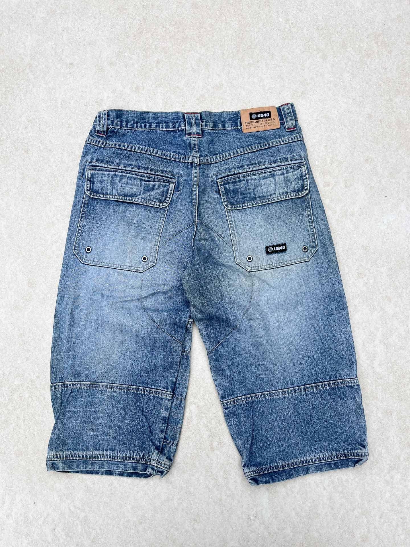 US40 USA baggy jorts - secondvintage