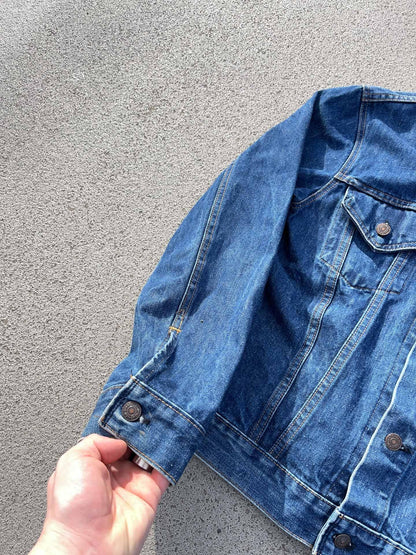 Levi’s (crazy) faded denim jacket (made in U.SA) - secondvintage