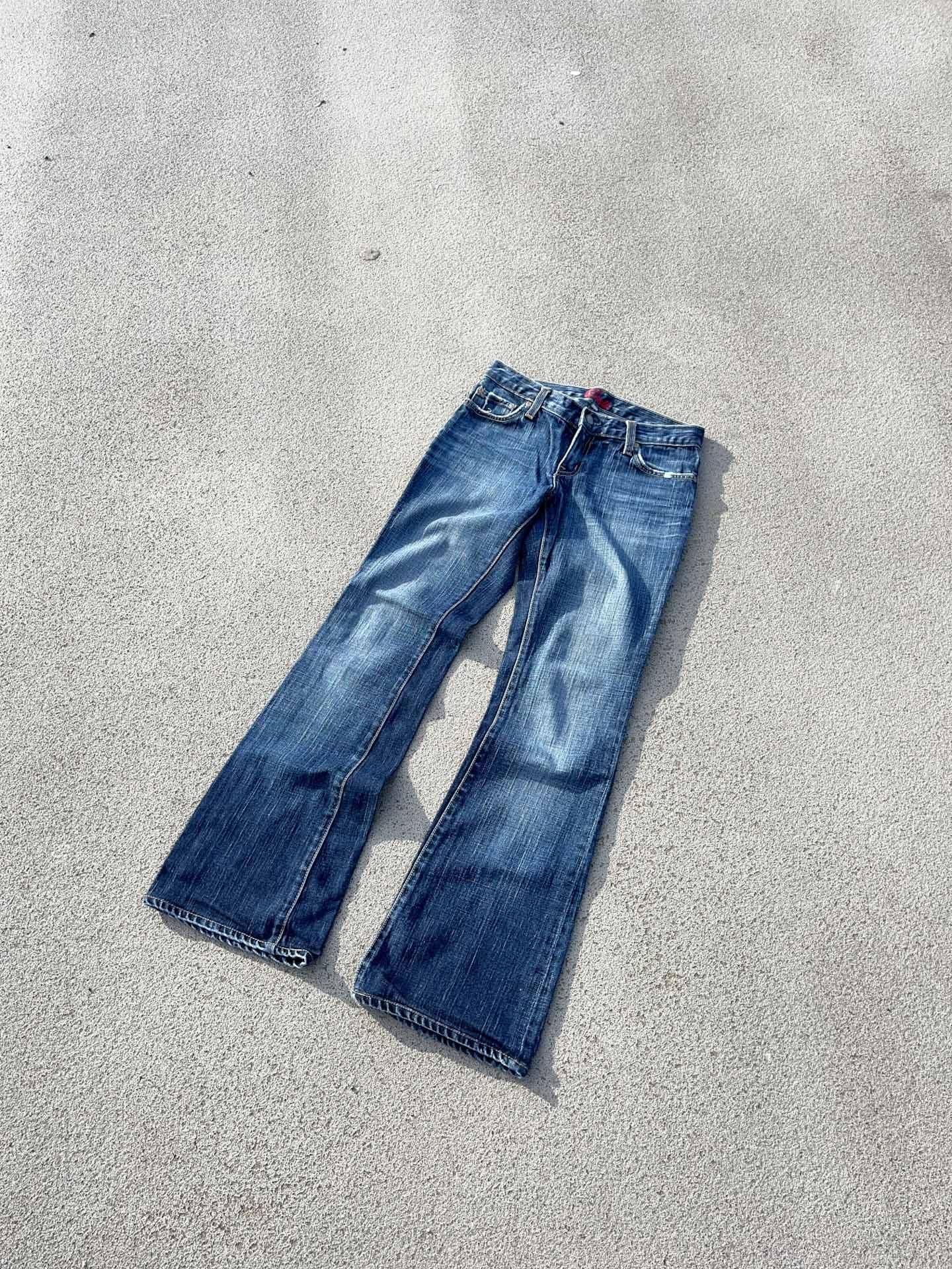 blue cult denim jeans Y2K / flare - secondvintage